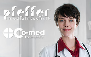 Co-med und Pfeffer Logo